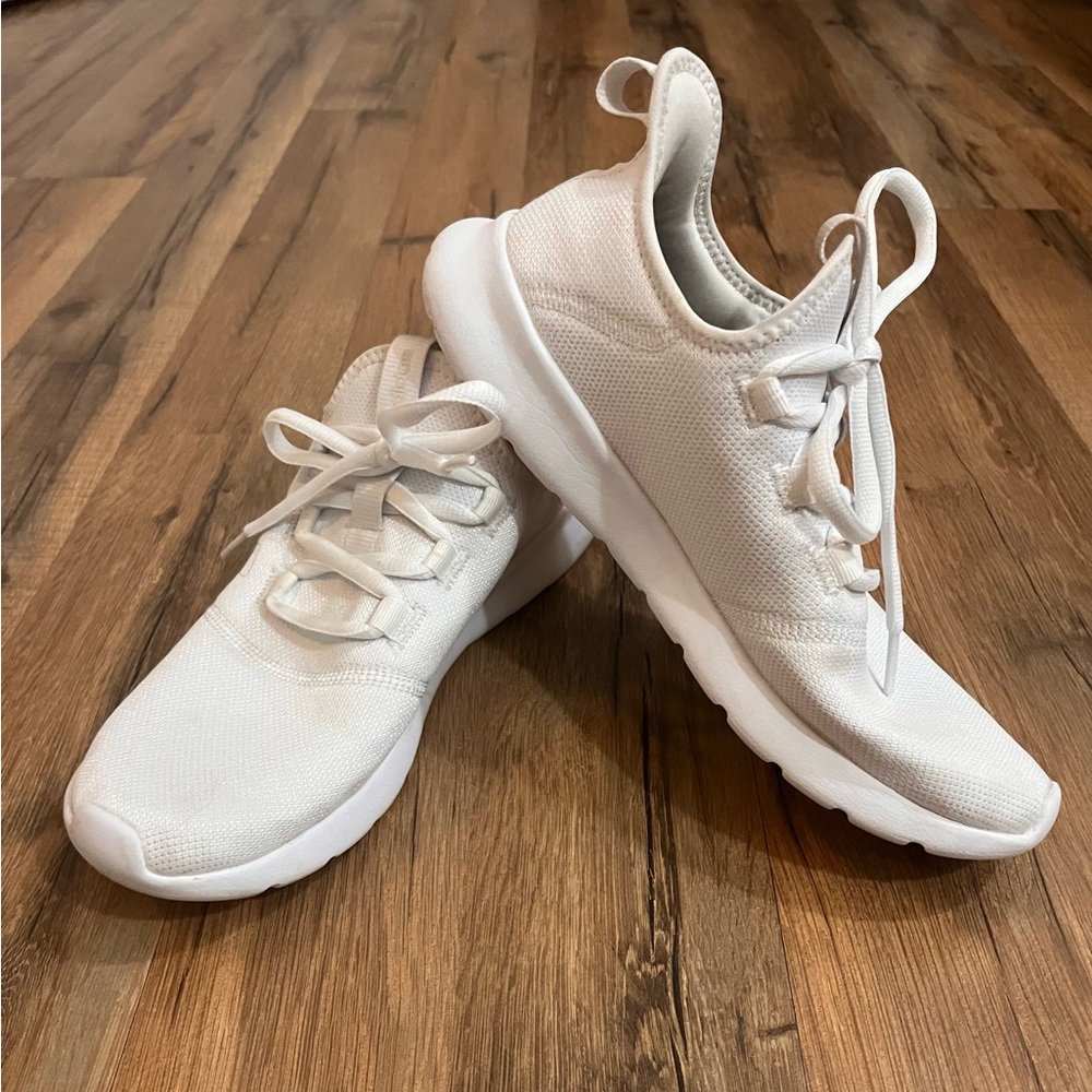 Women’s Adidas White Athletic Shoes Sz 9